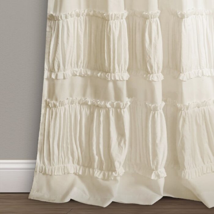 Polyester Semi Sheer Curtain Pair (Set of 2) - Chic Decora