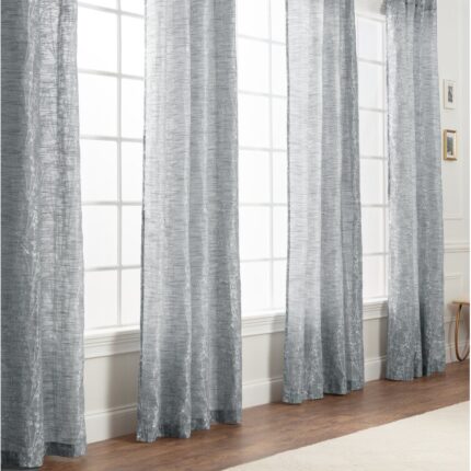 Polyester Semi Sheer Curtain Pair (Set of 2) - Chic Decora