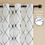 Polyester Semi Sheer Curtain Pair (Set of 2) - Chic Decora