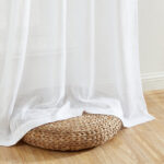 Polyester Semi Sheer Curtain Pair (Set of 2) - Chic Decora