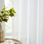 Polyester Semi Sheer Curtain Pair (Set of 2) - Chic Decora