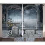 Polyester Semi Sheer Sliding Panel Pair (Set of 2) - Chic Decora