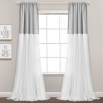 Polyester Semi Sheer Curtain Pair (Set of 2) - Chic Decora