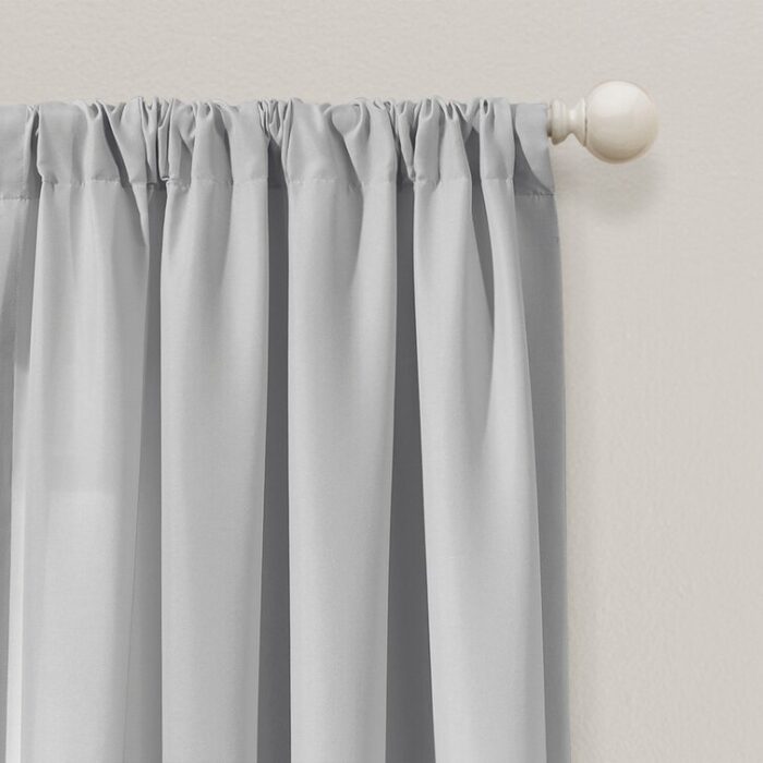 Polyester Semi Sheer Curtain Pair (Set of 2) - Chic Decora