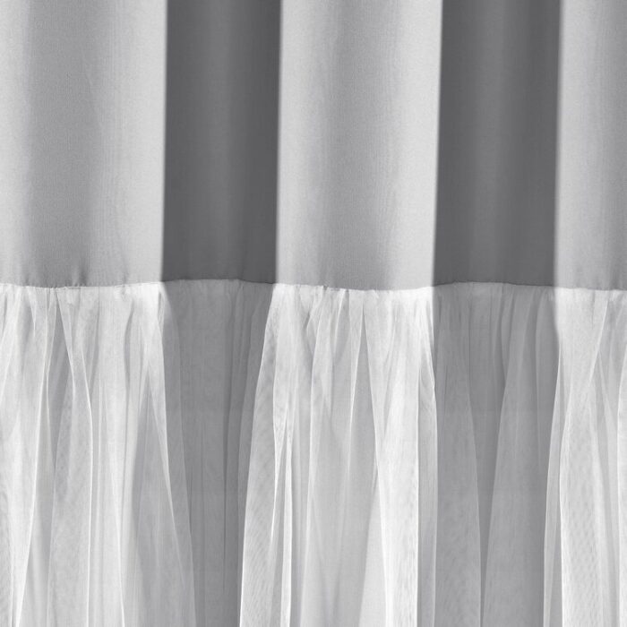 Polyester Semi Sheer Curtain Pair (Set of 2) - Chic Decora