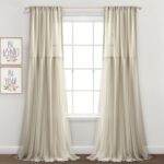 Polyester Semi Sheer Curtain Pair (Set of 2) - Chic Decora