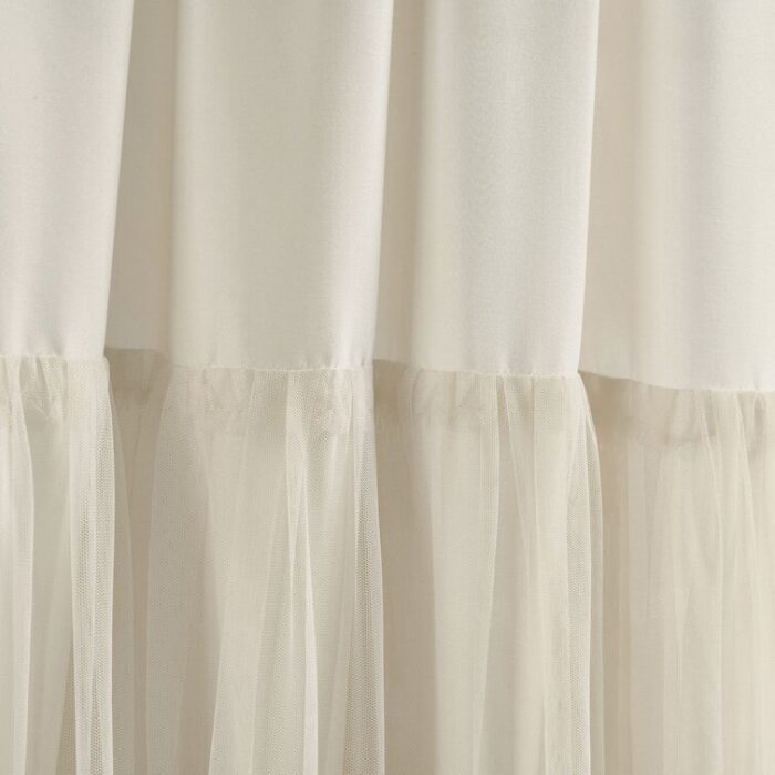 Polyester Semi Sheer Curtain Pair (Set of 2) - Chic Decora