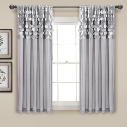 Polyester Semi Sheer Curtain Pair (Set of 2) - Chic Decora