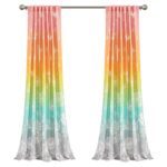 Polyester Semi Sheer Curtain Pair (Set of 2) - Chic Decora