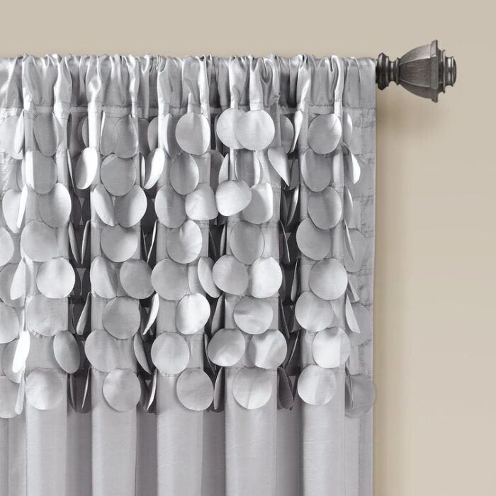 Polyester Semi Sheer Curtain Pair (Set of 2) - Chic Decora