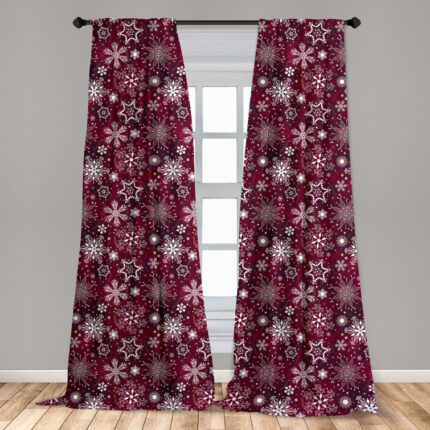 Riey 100 Percent Blackout Faux Linen Curtains (Set of 2) - Chic Decora