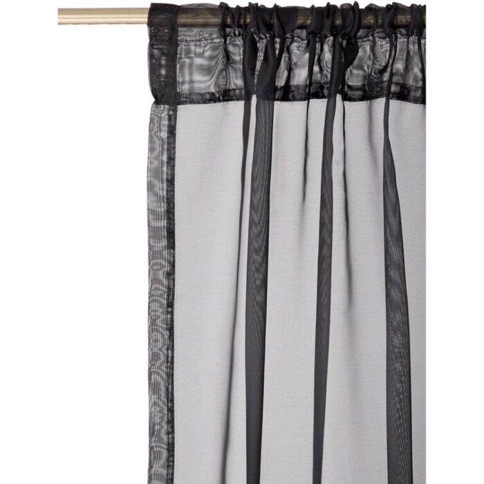 Polyester Sheer Curtain Pair (Set of 2) - Chic Decora