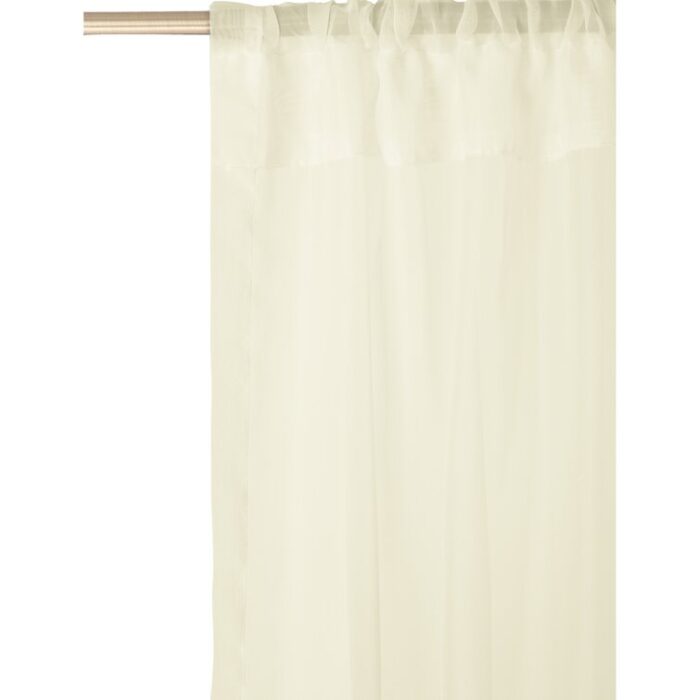 Polyester Sheer Curtain Pair (Set of 2) - Chic Decora