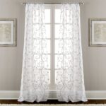 Polyester Sheer Curtain Pair (Set of 2) - Chic Decora