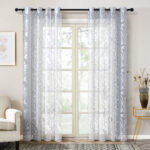 Polyester Sheer Curtain Pair (Set of 2) - Chic Decora