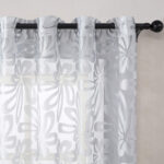 Polyester Sheer Curtain Pair (Set of 2) - Chic Decora