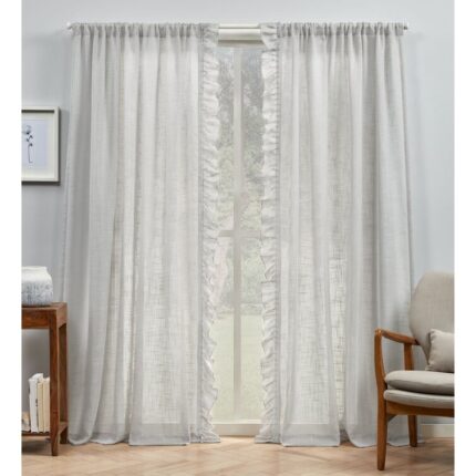 Javon Room Darkening Curtain Pair (Set of 2) - Chic Decora