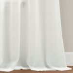 Polyester Sheer Curtain Pair (Set of 2) - Chic Decora