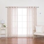 Polyester Sheer Curtain Pair (Set of 2) - Chic Decora