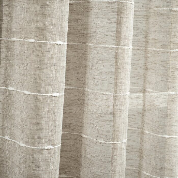 Polyester Sheer Curtain Pair (Set of 2) - Chic Decora