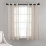 Polyester Sheer Curtain Pair (Set of 2) - Chic Decora