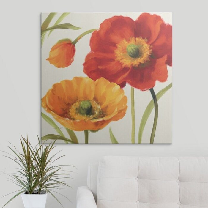 Poppies Melody ” Poppies Melody III ” by Lisa Audit - Chic Decora