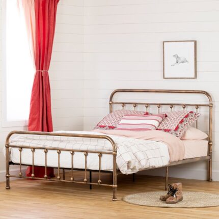 Aria Queen Solid Wood Bed Frame - Chic Decora