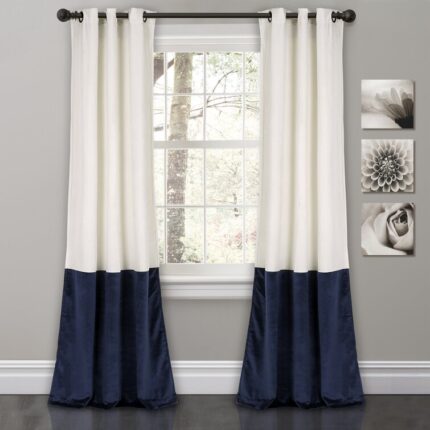 Polyester Sheer Curtain Pair (Set of 2) - Chic Decora