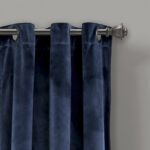 Prima Velvet Solid Velvet Room Darkening Curtain Pair (Set of 2) - Chic Decora