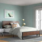 Proto Classical Metal Frame Platform Bed - Chic Decora