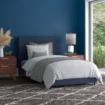 Pucklechurch Upholstered Metal Platform Bed - Chic Decora