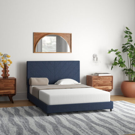 Vito Solid Wood Platform Bed - Chic Decora