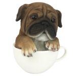 Puppuccino Pug Puppy Figurine - Chic Decora