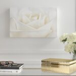 Pure White Rose Framed Photographic Print - Chic Decora