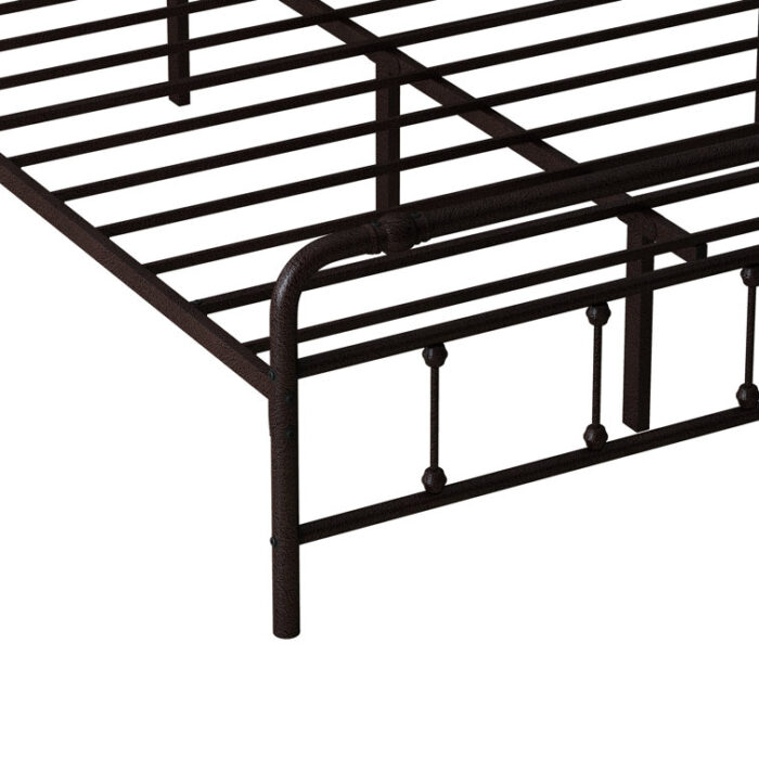 Queen Size Metal Platform Bed - Chic Decora