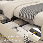 Queen Storage Bed - Chic Decora