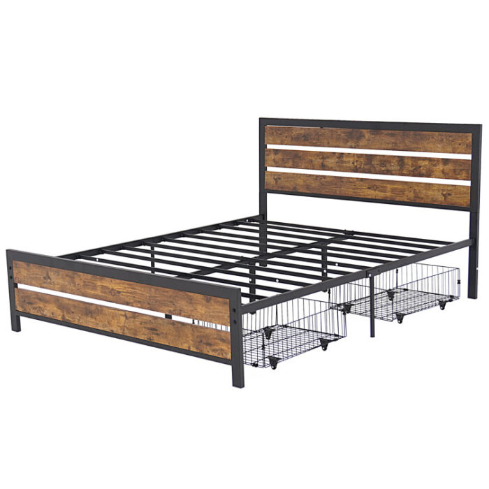 Queen Storage Platform Bed - Chic Decora