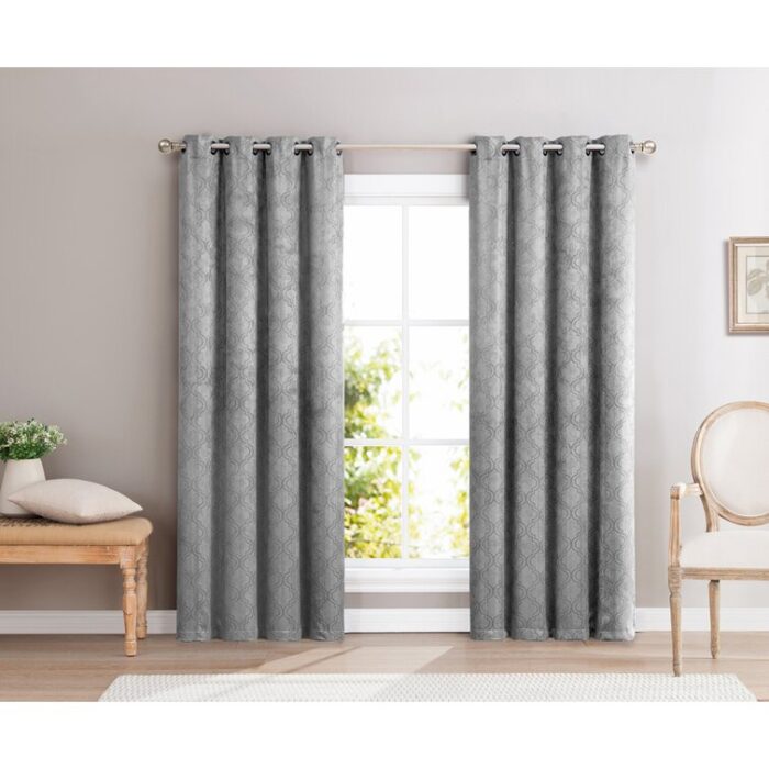 Rabideau Polyester Blackout Curtain Pair (Set of 2) - Chic Decora