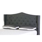 Raceland Upholstered Wingback Bed - Chic Decora