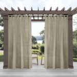 Radko Polyester Semi Sheer Curtain Pair (Set of 2) - Chic Decora