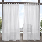 Radko Polyester Semi Sheer Curtain Pair (Set of 2) - Chic Decora