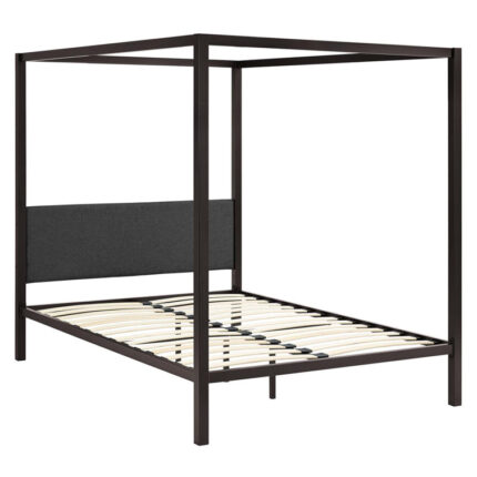 Raina Queen Canopy Bed Frame - Chic Decora