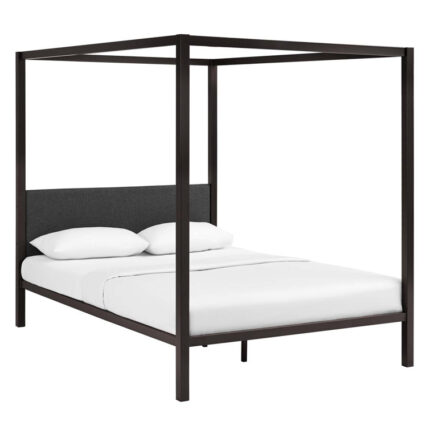 Raina Queen Canopy Bed Frame - Chic Decora