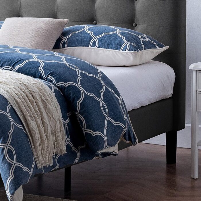 Ralphs Upholstered Bed - Chic Decora