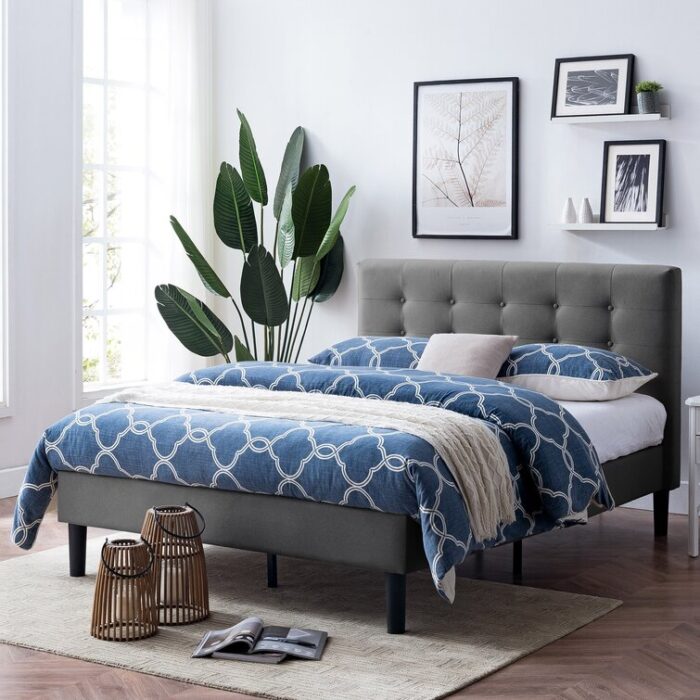 Ralphs Upholstered Bed - Chic Decora