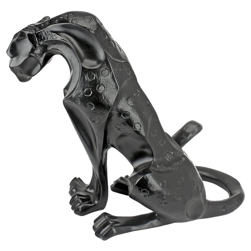 Rampant Tranquility Jungle Panther Figurine - Chic Decora