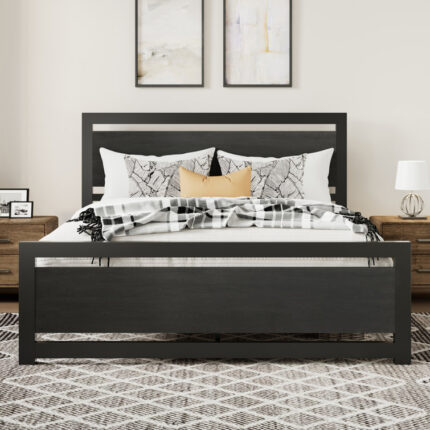 Raney Platform Bed - Chic Decora