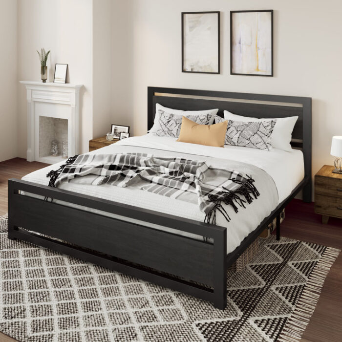 Raney Platform Bed - Chic Decora