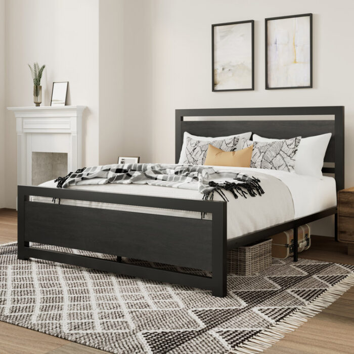 Raney Platform Bed - Chic Decora