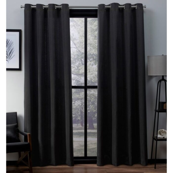 Ratcliff Polyester Semi Sheer Sliding Panel Pair (Set of 2) - Chic Decora